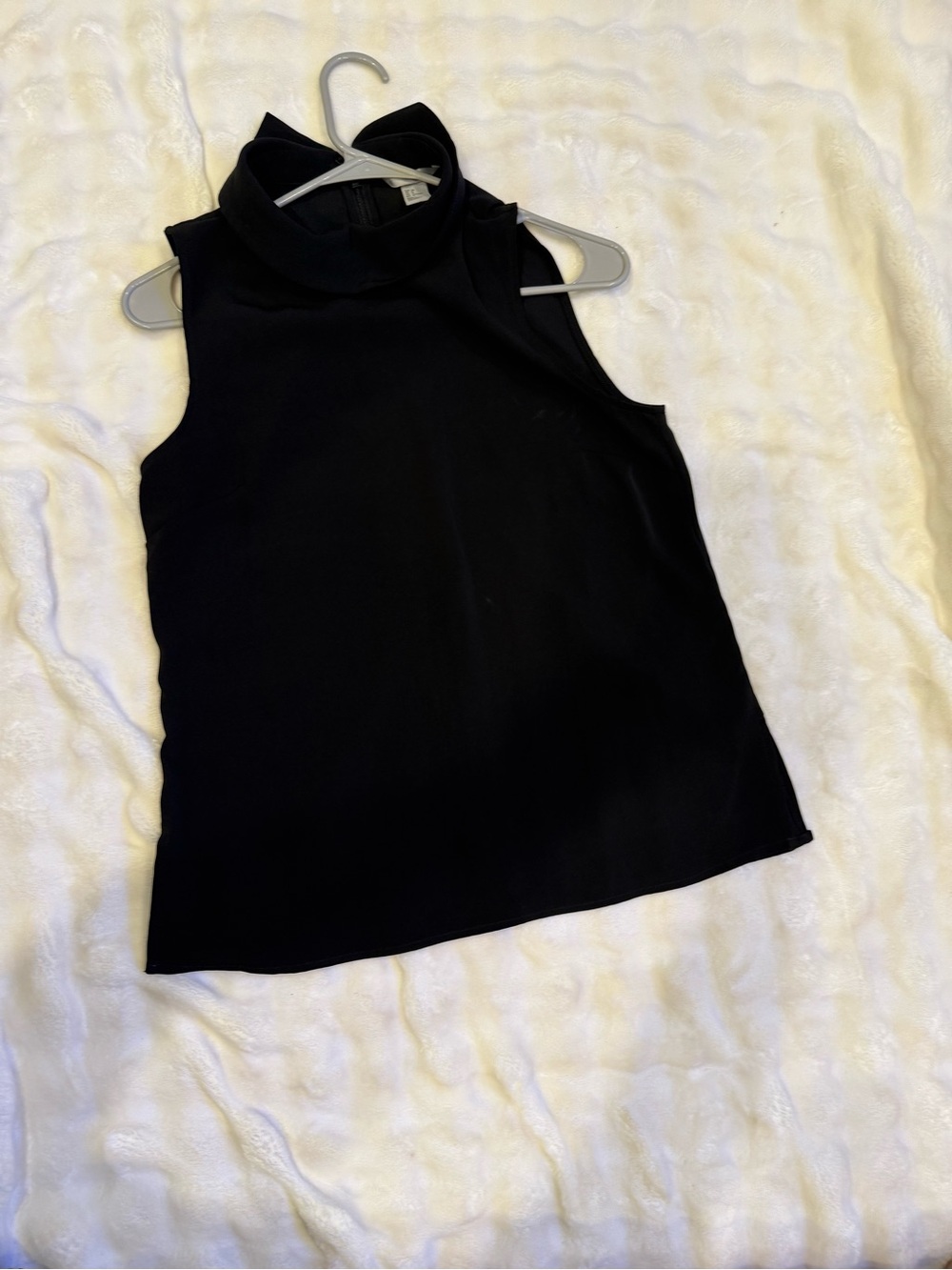 H&M Black Sleeveless Mock Neck Tank